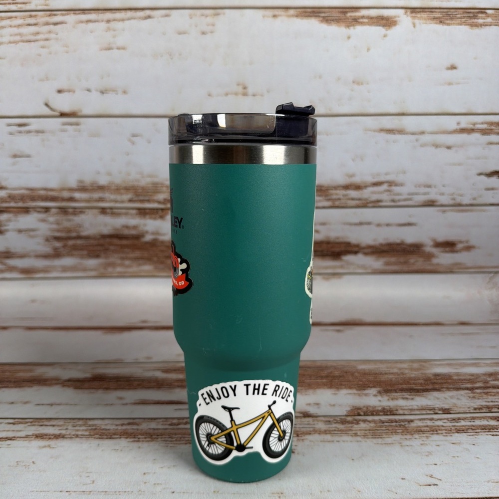 Stanley Adventure Quencher 30 oz Stainless Steel Travel Tumbler Green Used - Picture 2 of 7